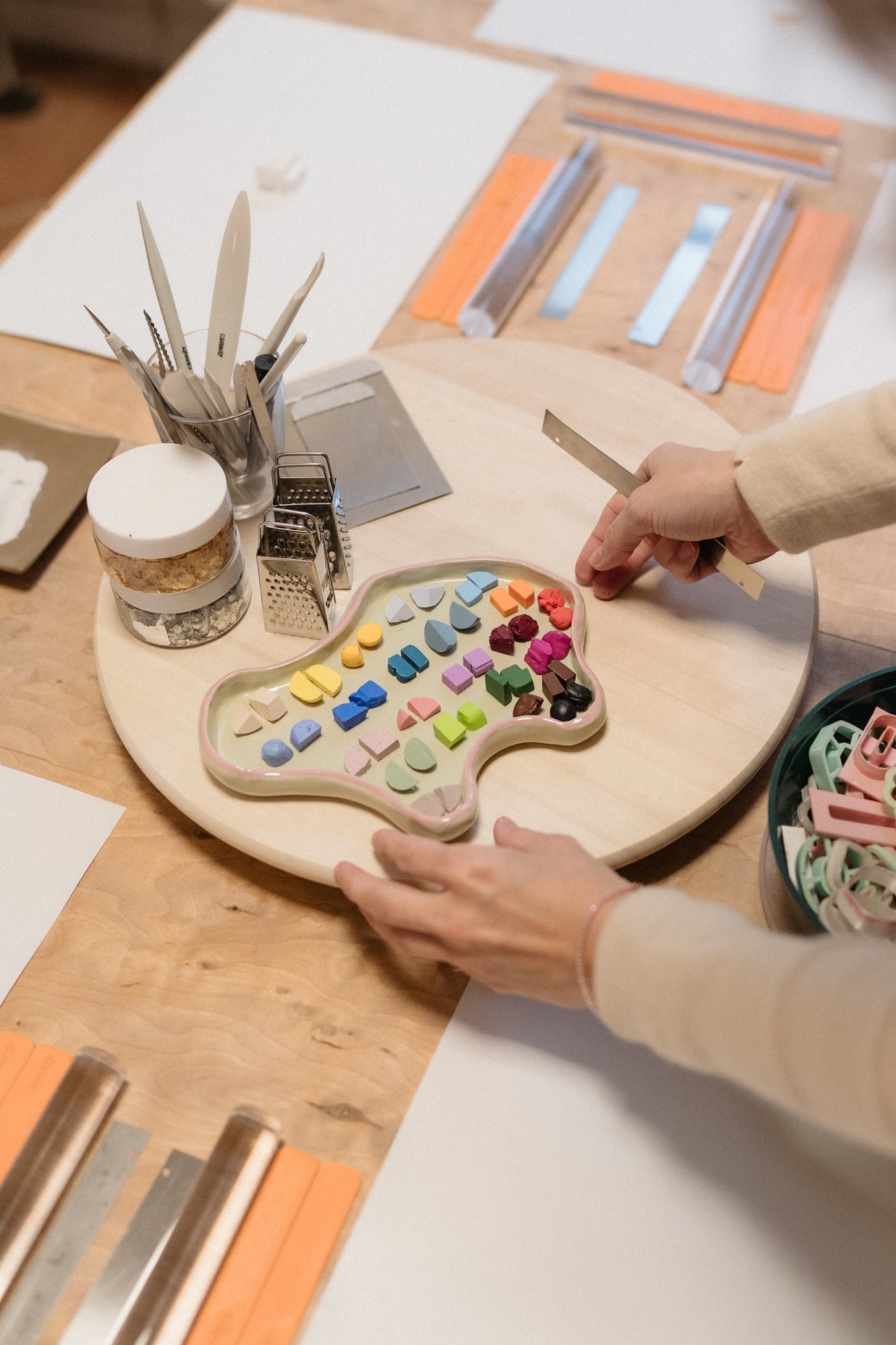 Polymer Clay Ohrring Workshop 19.12.26, KÖLN