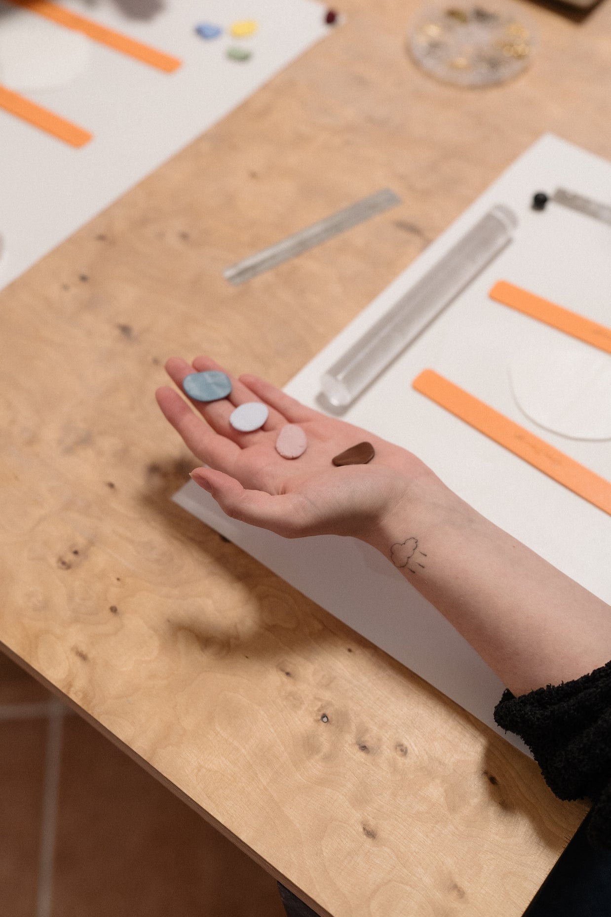 Polymer Clay Ohrring Workshop 23.08.26, AACHEN
